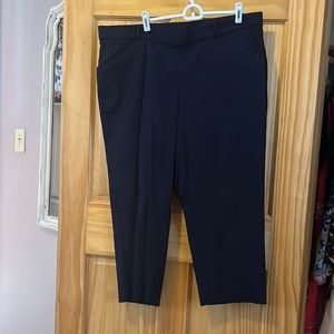 Navy crop pants